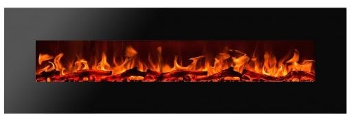 קמין חשמלי ALBION 72 צבע שחור