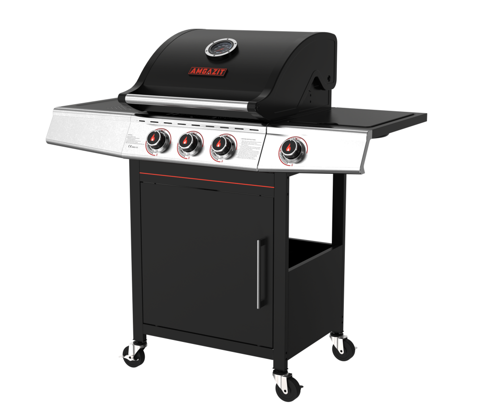 Fireblaze גריל גז 3 מבערים + כירת צד Fireblaze אמגזית 34061.