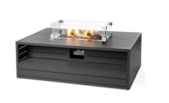 מדורת גן HAPPY COCOONING אלומיניום מלבנית צבע אפור