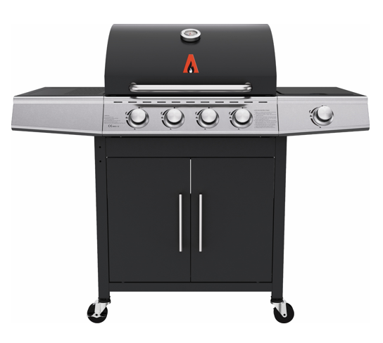 גריל גז כרמל 4 מבערים + כירת צד 32099