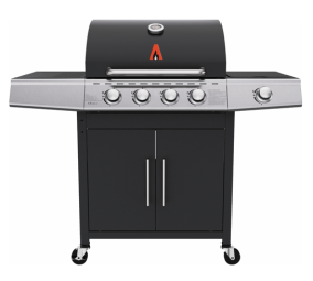 גריל גז כרמל 4 מבערים + כירת צד 32099