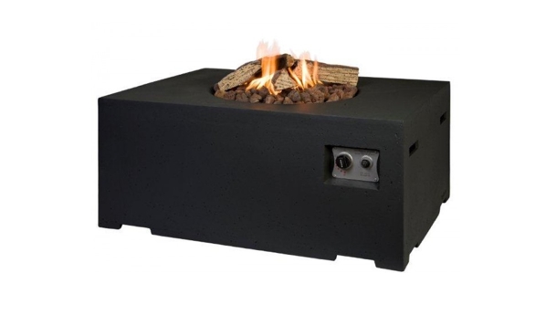 מדורת גן HAPPY COCOONING מלבן צבע שחור