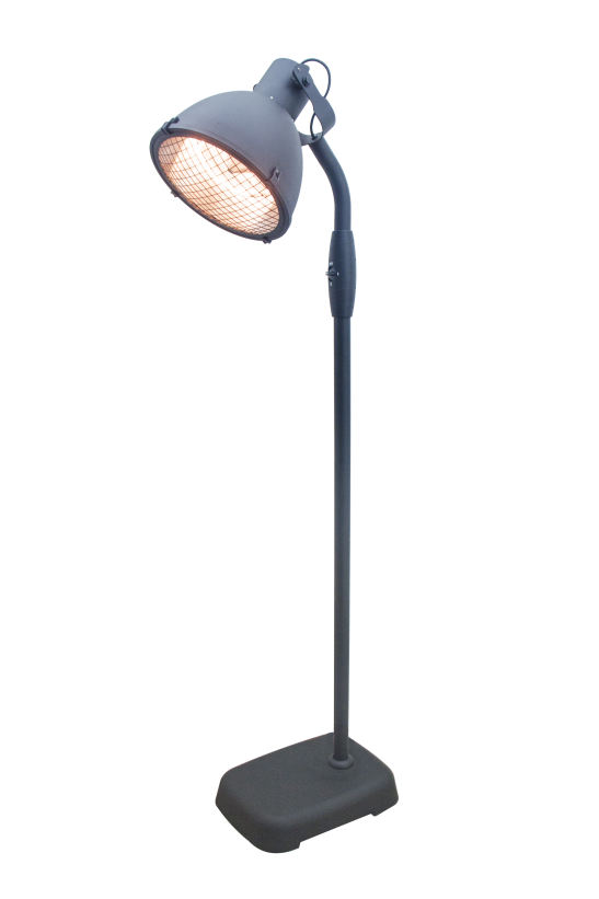 מחמם חוצות חשמלי מעוצב על עמוד שחור 37131.