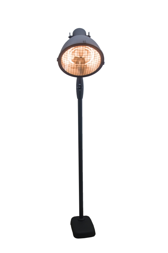 מחמם חוצות חשמלי מעוצב על עמוד שחור 37131