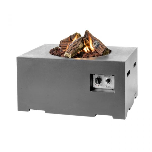 מדורת גן HAPPY COCOONING מלבן צבע שחור