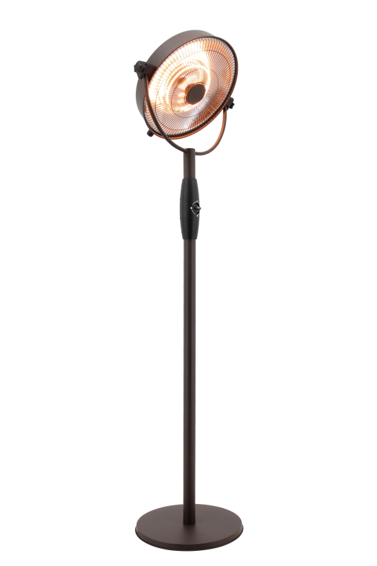 פטרית חימום חשמלית מעוצבת עמוד וינטג'  900W1200W2100W 37099   צבע מוקה.