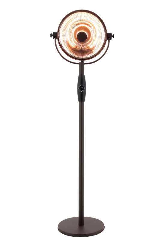פטרית חימום חשמלית מעוצבת עמוד וינטג'  900W1200W2100W 37099   צבע מוקה.