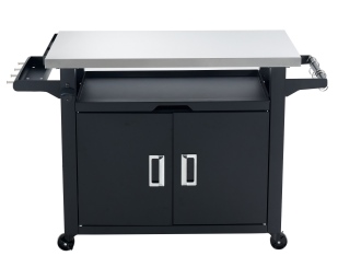 שולחן עגלה ברביקיו לטאבון VIKING משטח עליון 107x52